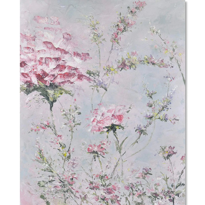 Bramble - Papillon Pink on Canvas 36 x 48 w/o Frame - 28859------ - GreatFurnitureDeal