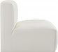 Meridian Furniture - Arc Vegan Leather Modular Chair in Cream - 101Cream-ST - GreatFurnitureDeal