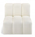 Meridian Furniture - Arc Vegan Leather Modular Chair in Cream - 101Cream-ST - GreatFurnitureDeal