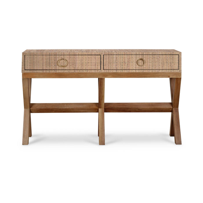 Bramble - Renoir Console w/ Rattan - BR-28158 - GreatFurnitureDeal