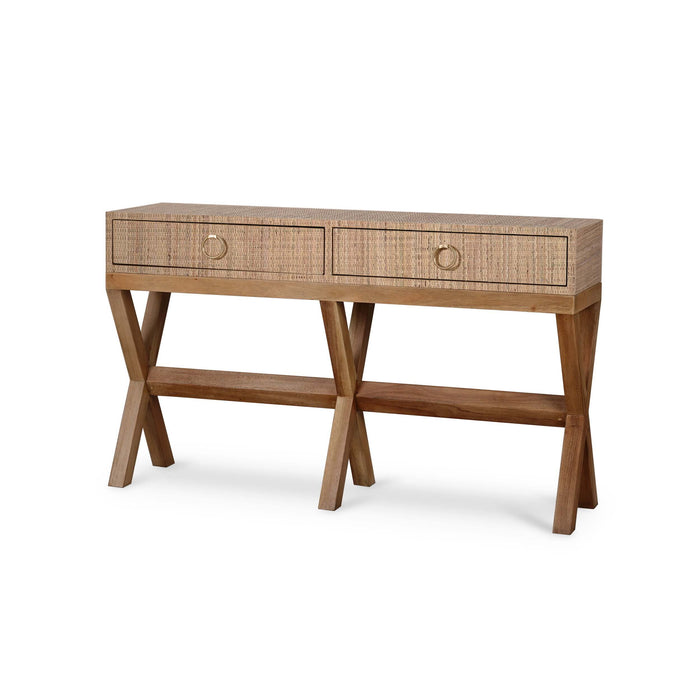 Bramble - Renoir Console w/ Rattan - BR-28158 - GreatFurnitureDeal