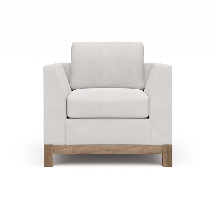 Bramble - Aberdeen Chair In Arctic White Performance Fabric - 28160STWSF204---- - GreatFurnitureDeal