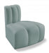 Meridian Furniture - Arc Vegan Leather Modular Chair in Mint Green - 101Mint-RC - GreatFurnitureDeal