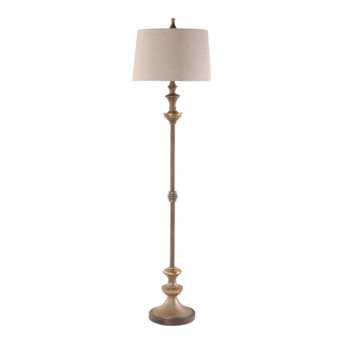 Uttermost - Vetralla Silver Bronze Floor Lamp - 28180-1 - GreatFurnitureDeal