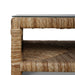 Bramble - Tuscan Rush Coffee Table w/ Tempered Glass - BR-28181 - GreatFurnitureDeal
