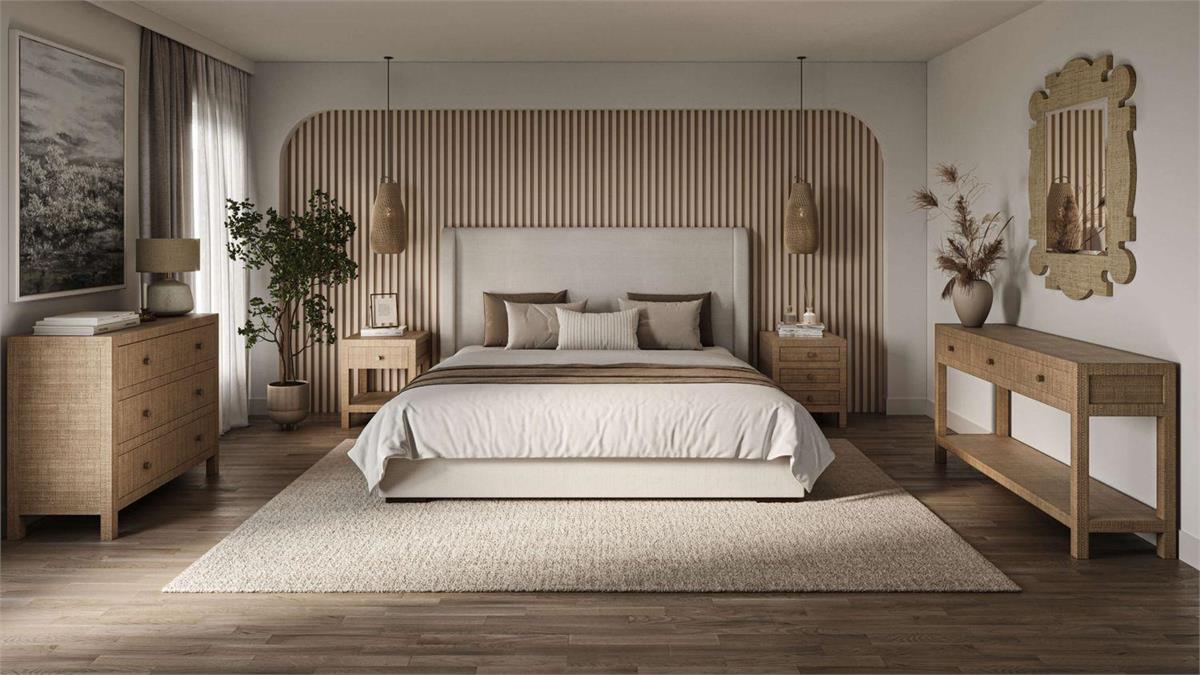 Bramble - Kagu 3 Drawer Dresser Wrapped in Natural Rattan - 28184RNAT----- - GreatFurnitureDeal