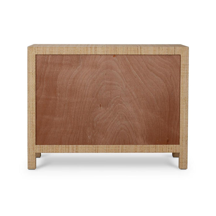 Bramble - Kagu 3 Drawer Dresser Wrapped in Natural Rattan - 28184RNAT-----