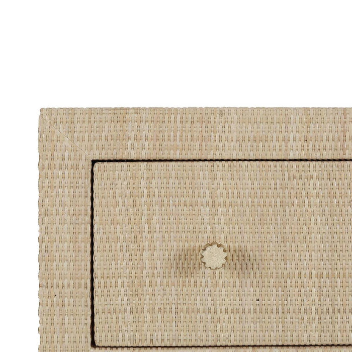 Bramble - Kagu 3 Drawer Dresser Wrapped in Natural Rattan - 28184RNAT----- - GreatFurnitureDeal