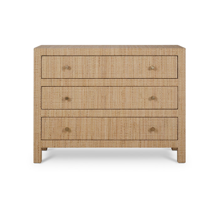 Bramble - Kagu 3 Drawer Dresser Wrapped in Natural Rattan - BR-28184RNAT----- - GreatFurnitureDeal