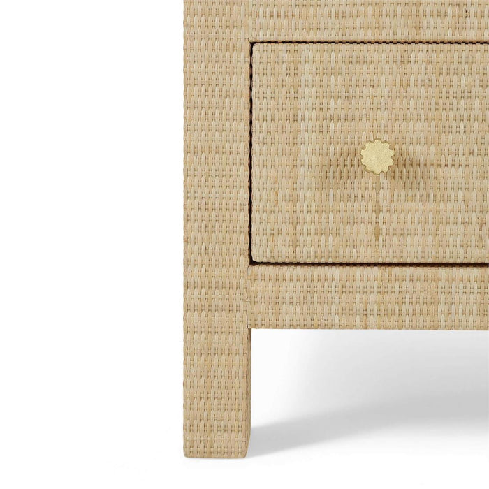 Bramble - Kagu 6 Drawer Dresser w/ Rattan Natural - 28185RNAT-----