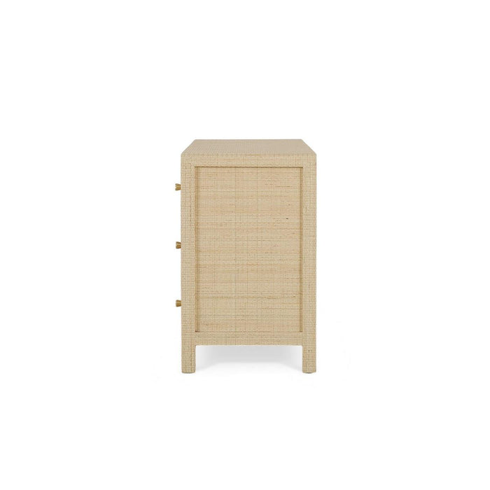 Bramble - Kagu 6 Drawer Dresser w/ Rattan Natural - 28185RNAT-----