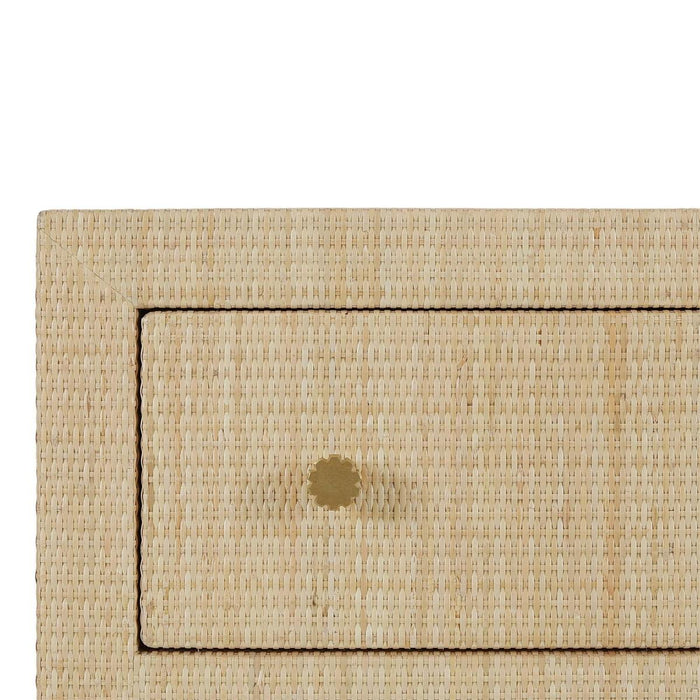 Bramble - Kagu 6 Drawer Dresser w/ Rattan Natural - 28185RNAT-----