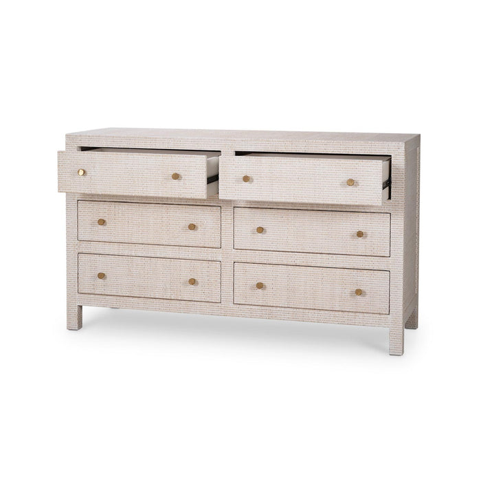 Bramble - Kagu 6 Drawer Dresser w/ Rattan - BR-28185 - GreatFurnitureDeal