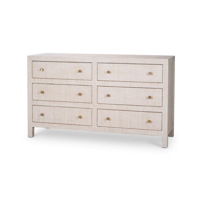 Bramble - Kagu 6 Drawer Dresser w/ Rattan - BR-28185