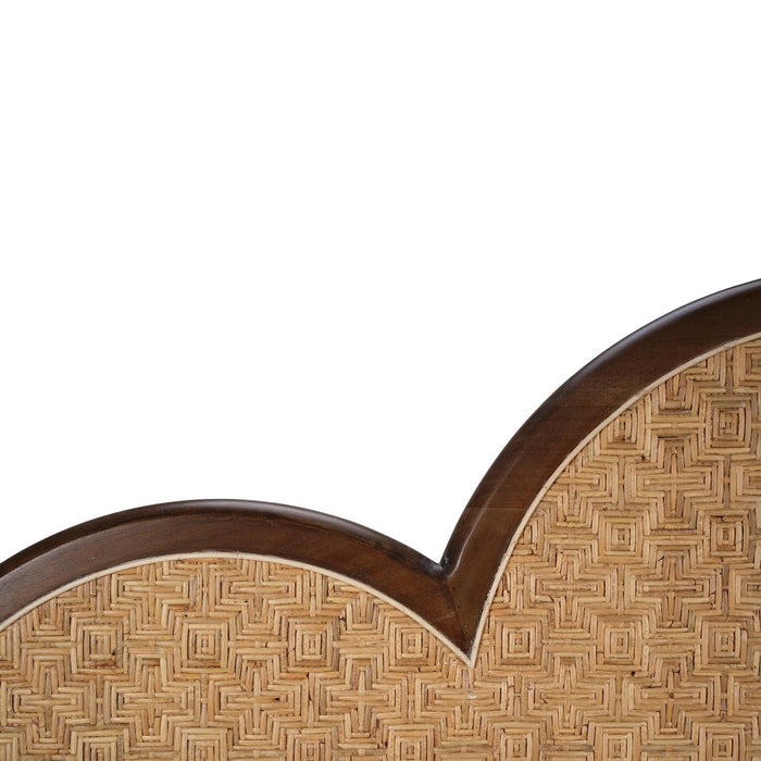 Bramble - Chloe Headboard w/ Rattan Queen - BR-28329 - GreatFurnitureDeal