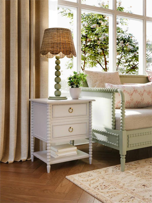 Bramble - Cholet Table Lamp w/ Scalloped Shade in Vintage Fennel Green - 28190VFG----LDT