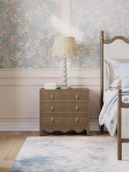 Bramble - Cholet Table Lamp w/ Scalloped Shade in Vintage Fennel Green - 28190VFG----LDT