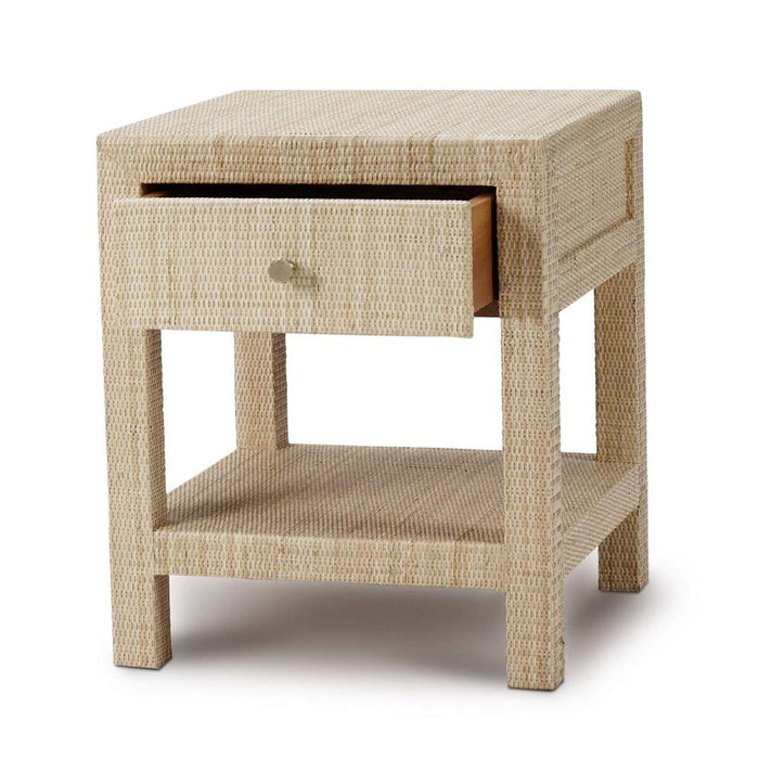 Bramble - Kagu 1 Drawer Nightstand Wrapped in Natural Rattan - 28191RNAT----- - GreatFurnitureDeal