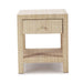 Bramble - Kagu 1 Drawer Nightstand Wrapped in Natural Rattan - 28191RNAT----- - GreatFurnitureDeal
