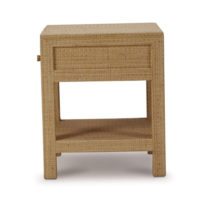 Bramble - Kagu 1 Drawer Nightstand Wrapped in Natural Rattan - 28191RNAT-----