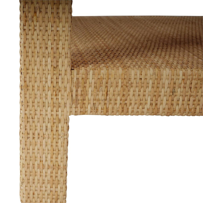 Bramble - Kagu 1 Drawer Nightstand Wrapped in Natural Rattan - 28191RNAT-----