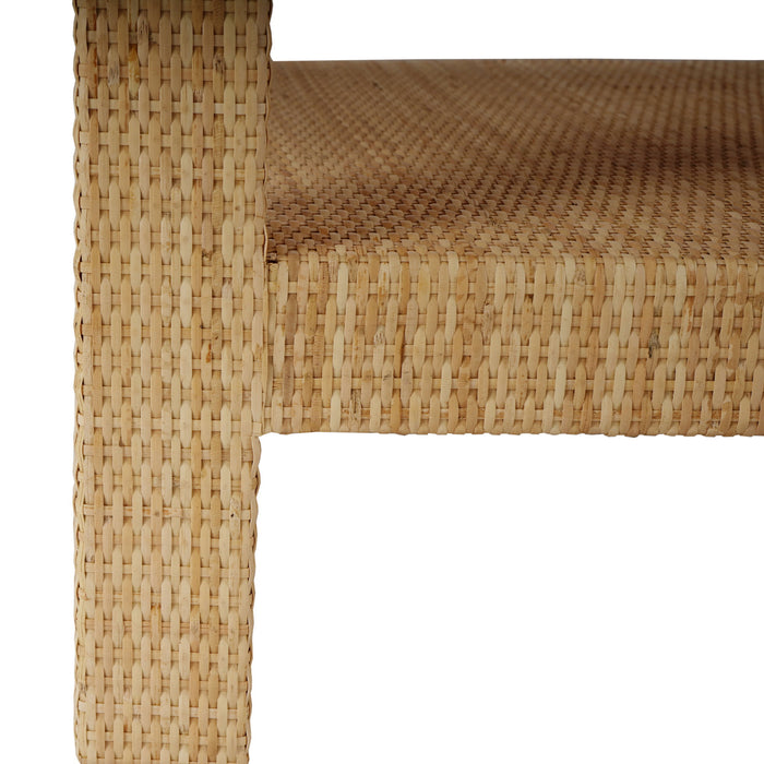 Bramble - Kagu 1 Drawer Nightstand Wrapped in Natural Rattan - 28191RNAT----- - GreatFurnitureDeal