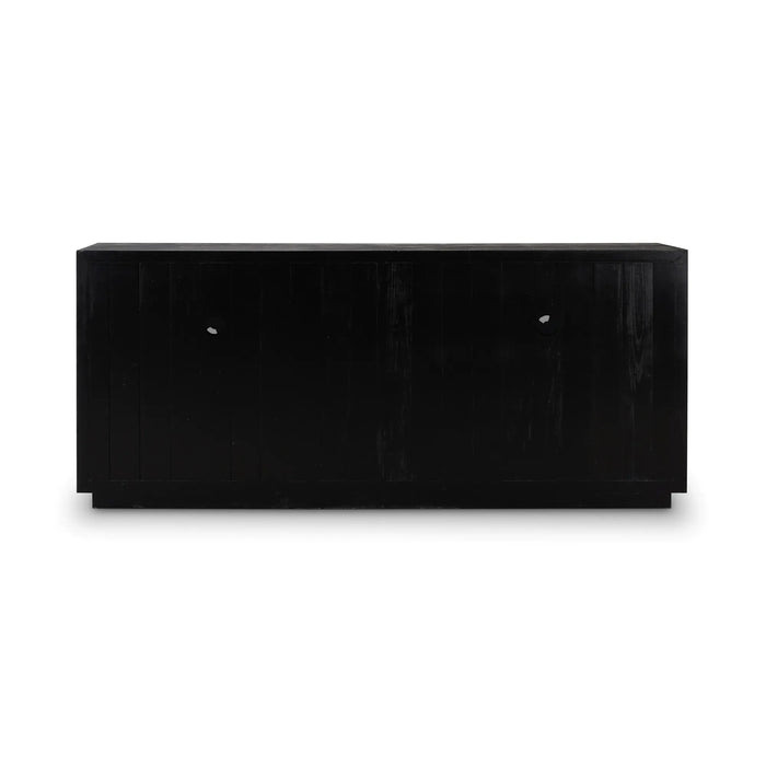 Bramble - Vannes 4 Door Sideboard w/ Glass Shelves - BR-28199 - GreatFurnitureDeal