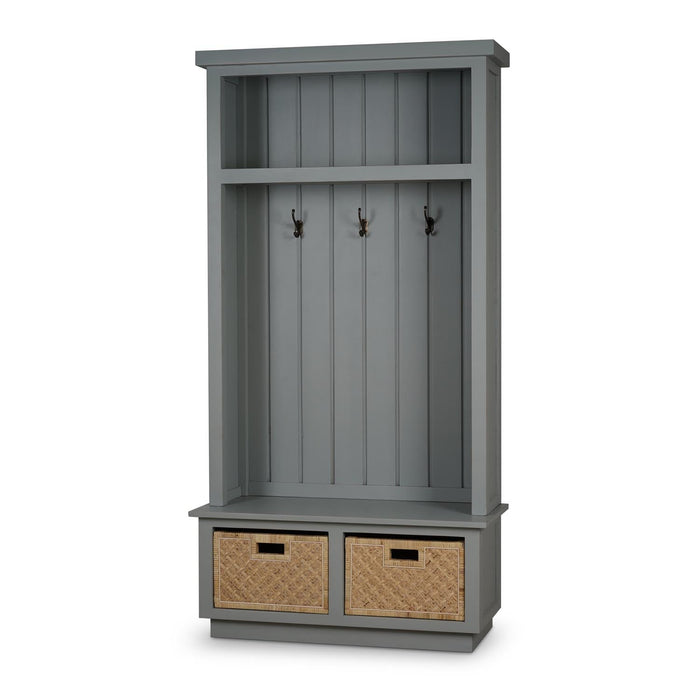 Bramble - Dakota Hallstand w/ Rattan Storage Baskets - BR-28202 - GreatFurnitureDeal