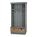 Bramble - Dakota Hallstand w/ Rattan Storage Baskets - BR-28202 - GreatFurnitureDeal