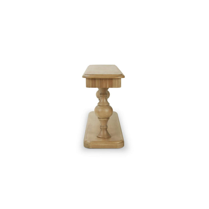 Bramble - Kraton 2 Drawer Pedestal Console Table in Fruitwood - 28203FRW----- - GreatFurnitureDeal