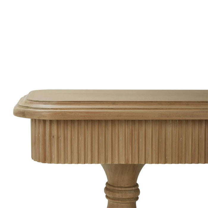 Bramble - Kraton 2 Drawer Pedestal Console Table in Fruitwood - 28203FRW----- - GreatFurnitureDeal