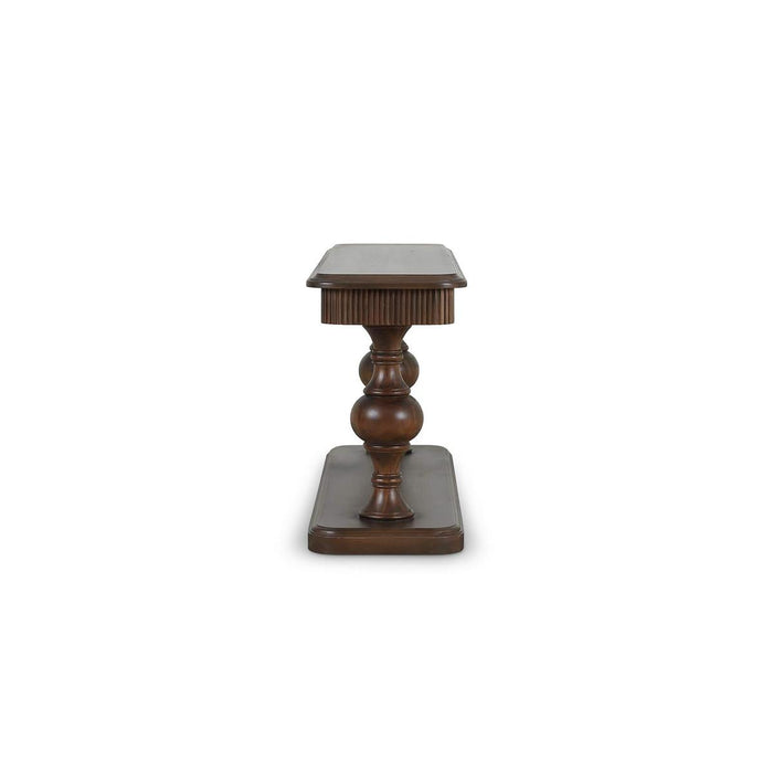 Bramble - Kraton 2 Drawer Pedestal Console Table in Walnut - 28203WLT-----