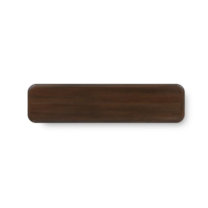 Bramble - Kraton 2 Drawer Pedestal Console Table in Walnut - 28203WLT-----