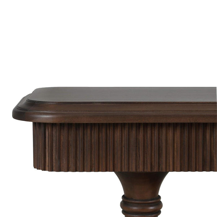 Bramble - Kraton 2 Drawer Pedestal Console Table in Walnut - 28203WLT-----