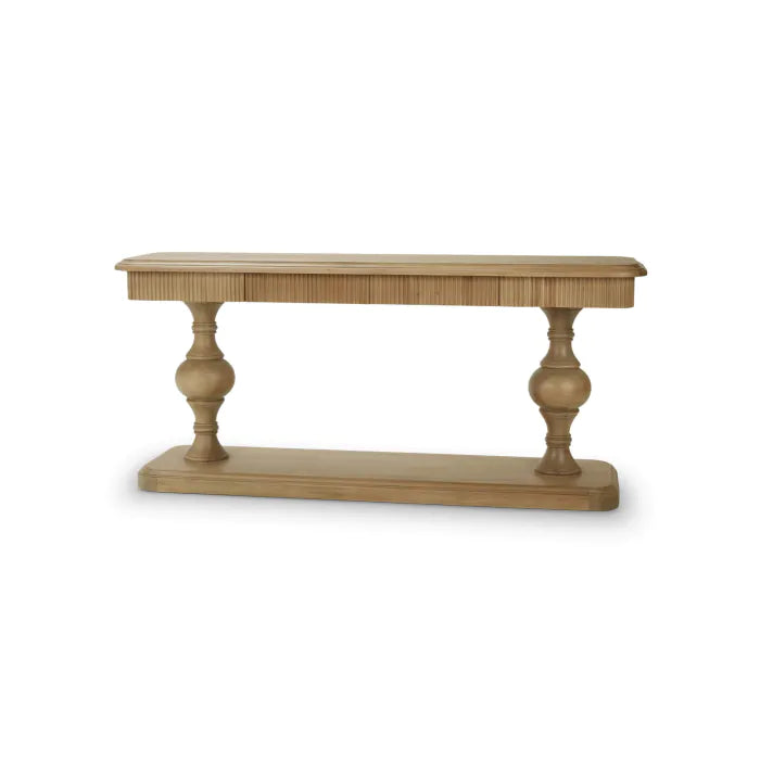 Bramble - Kraton 2 Drawer Pedestal Console Table in Fruitwood - 28203FRW----- - GreatFurnitureDeal
