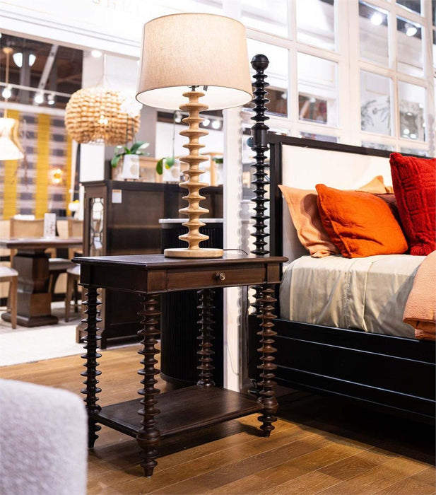 Bramble - Milano Table Lamp in Fruitwood - 28205FRWLSL126----