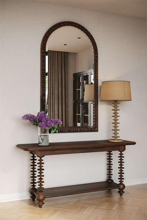Bramble - Milano Table Lamp in Fruitwood - 28205FRWLSL126----