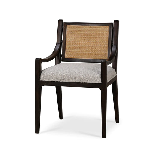 Bramble - Milano Dining Chair w/ Upholstered Seat & Rattan Back (Set of 2) - BR-28206 - GreatFurnitureDeal