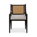 Bramble - Milano Dining Chair w/ Upholstered Seat & Rattan Back (Set of 2) - BR-28206 - GreatFurnitureDeal