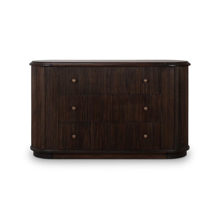 Bramble - Kraton 3 Drawer Oval Dresser - BR-28207 - GreatFurnitureDeal