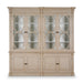 Bramble - Fiona 2 Piece Display Cabinet w/ Glass Shelves in Vintage Cream, Westin White - US-WS-28209VTC-WSW--- - GreatFurnitureDeal