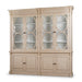 Bramble - Fiona 2 Piece Display Cabinet w/ Glass Shelves in Vintage Cream, Westin White - US-WS-28209VTC-WSW--- - GreatFurnitureDeal