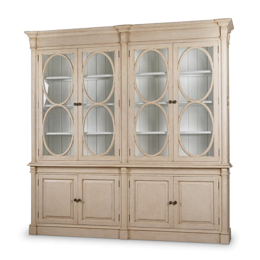 Bramble - Fiona 2 Piece Display Cabinet w/ Glass Shelves - BR-28209 - GreatFurnitureDeal