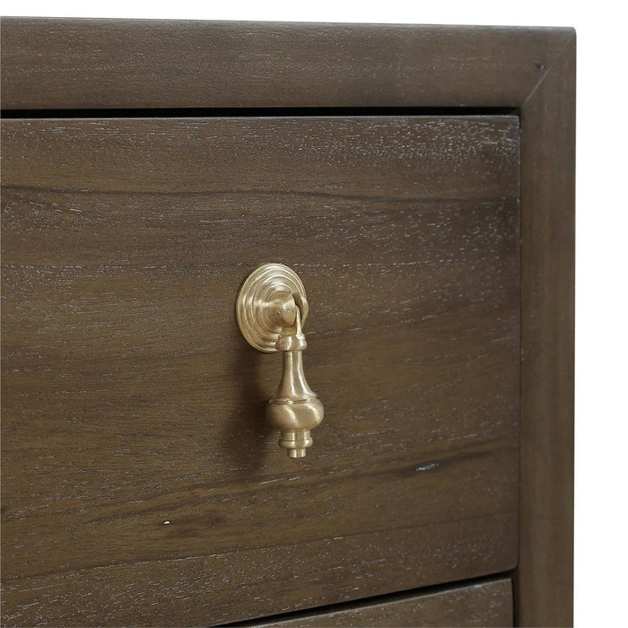 Bramble - Chloe 3 Drawer Dresser in Straw Wash - 28213STW-----