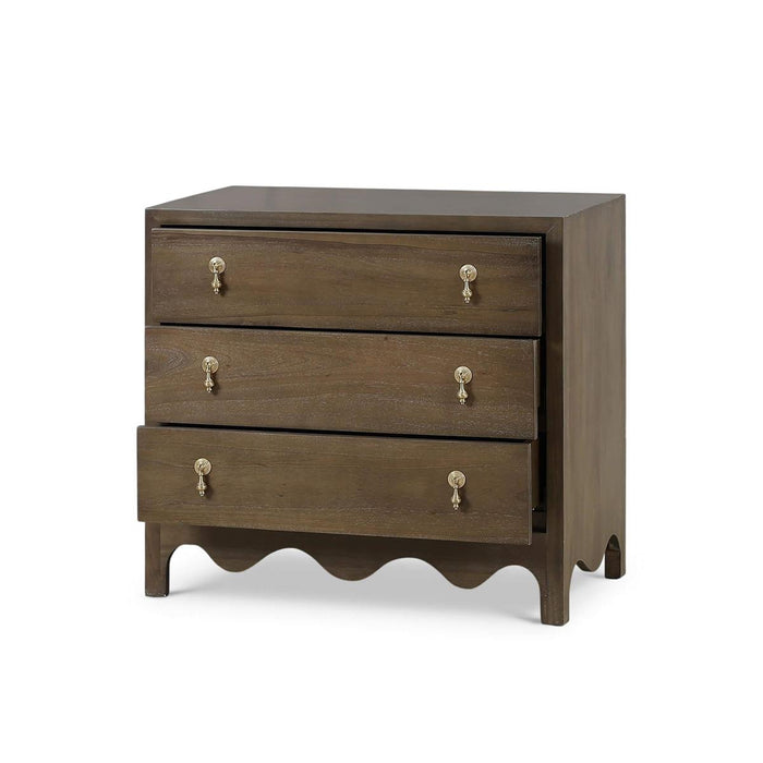 Bramble - Chloe 3 Drawer Dresser in Straw Wash - 28213STW-----