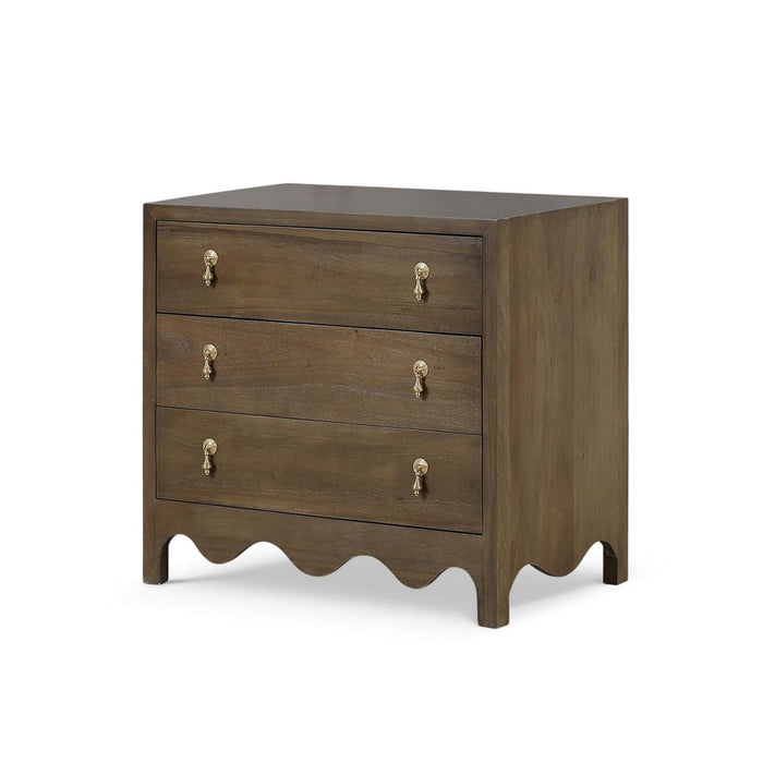 Bramble - Chloe 3 Drawer Dresser in Straw Wash - 28213STW-----