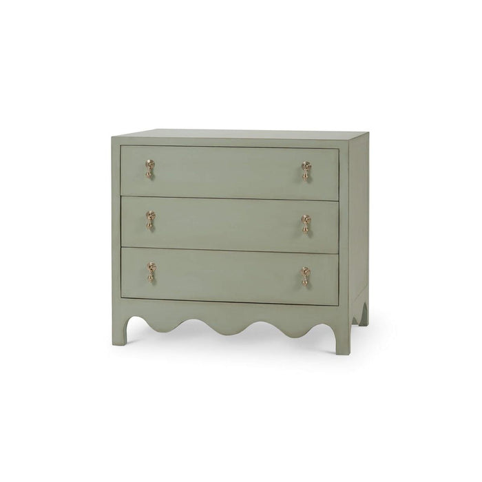 Bramble - Chloe 3 Drawer Dresser in Vintage Fennel Green - 28213VFG----LDT
