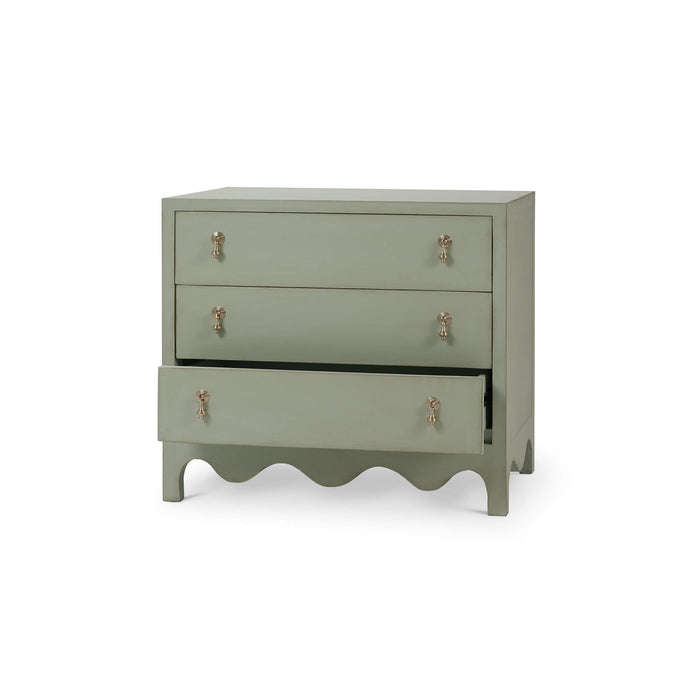 Bramble - Chloe 3 Drawer Dresser in Vintage Fennel Green - 28213VFG----LDT - GreatFurnitureDeal