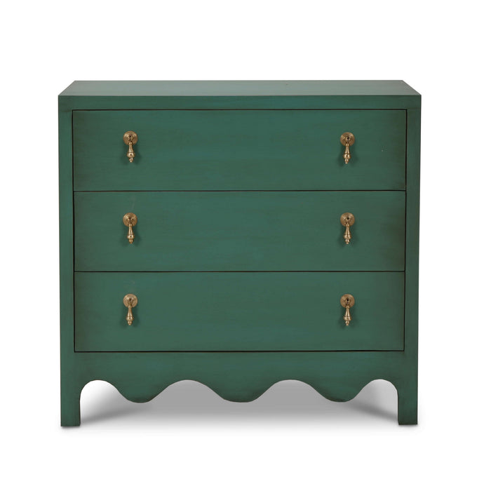 Bramble - Chloe 3 Drawer Dresser in Vintage Willow Green - BR-28213VWG----LDT - GreatFurnitureDeal