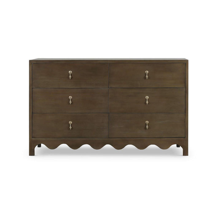 Bramble - Chloe 6 Drawer Dresser in Straw Wash - 28214STW-----